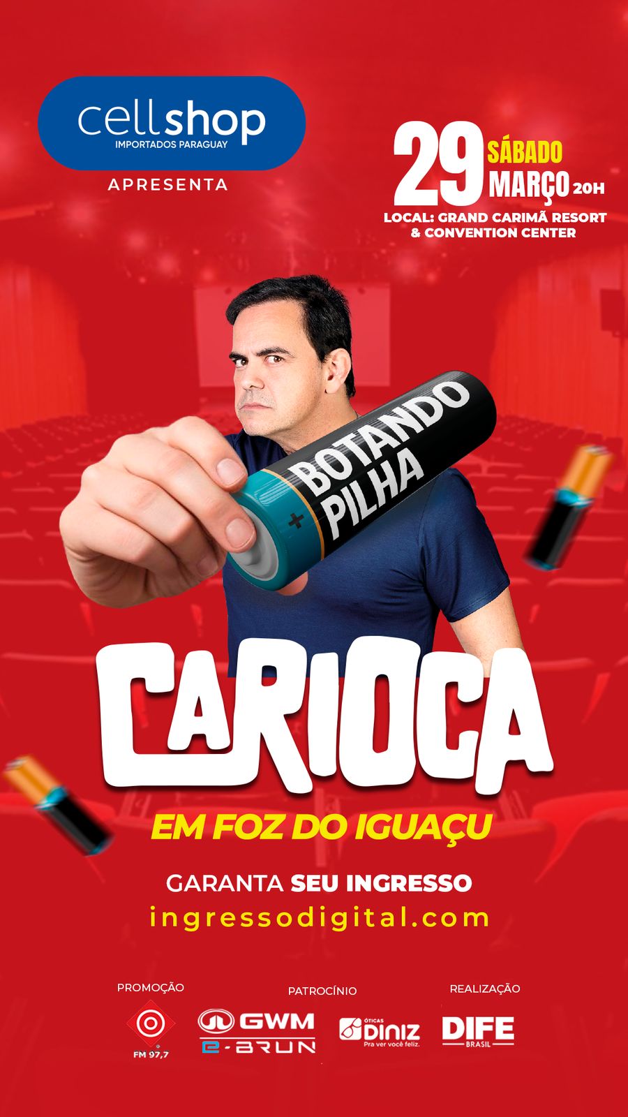 Carioca em Foz do Iguaçu