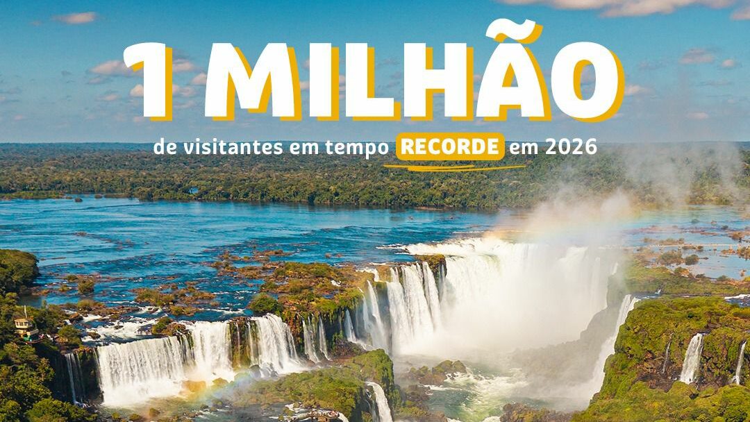 Parque Nacional do Iguaçu atinge a marca de 1 milhão de visitantes em tempo recorde